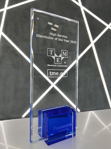High Service Distributor of the Year 2023 award from Panasonic