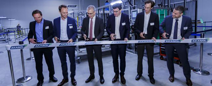 Akasol opens European production facility