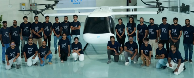BluJ Aerospace Gen #2 eVTOL prototype unveiled in Hyderabad, India