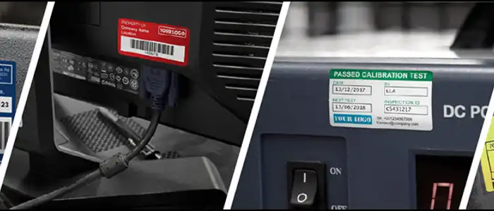 Good Component Label Tailored asset & component labels in any size & colour