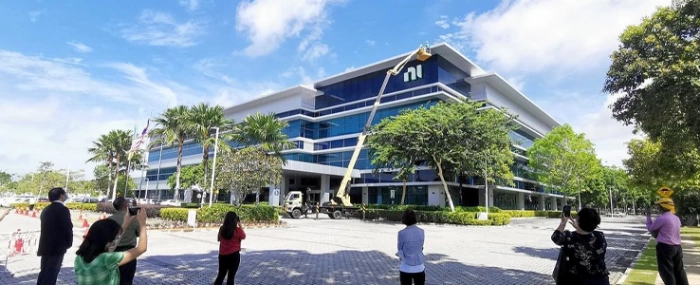 new-logo-on-building