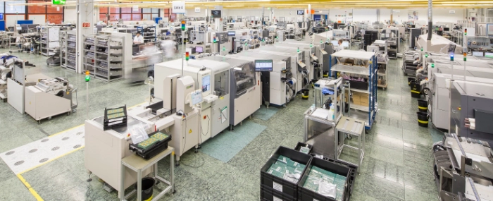 SMT-line-production