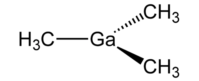 Structural-formula-trimethylgallium