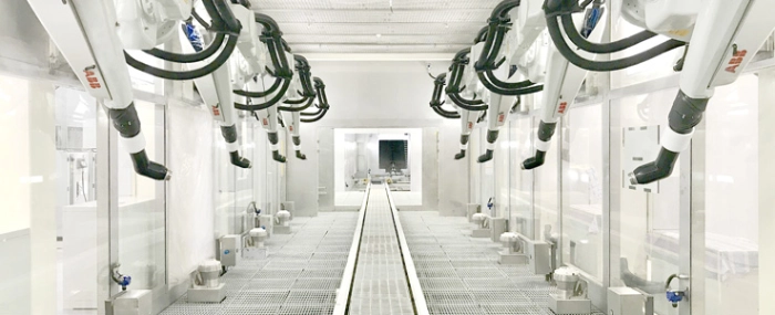Robotic-Painting-Production-Line