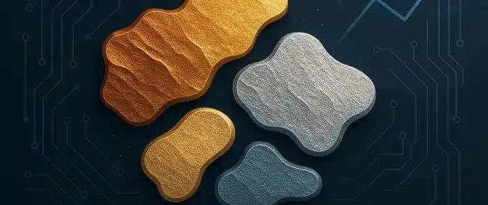 Gold-silver-copper-pallad